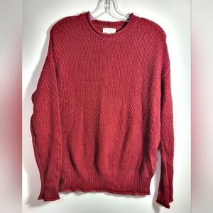 Jessica Simpson cowl neck knit sweater, women's L  #968